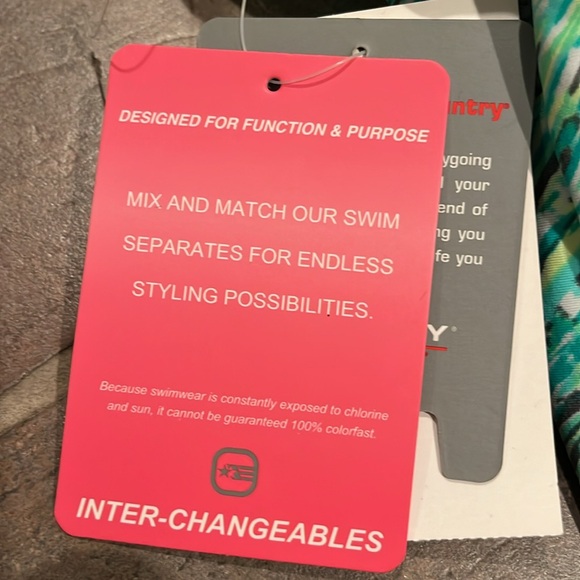 NWT Free Country inter changeables swim suit top Sz XL tankini - Picture 7 of 9